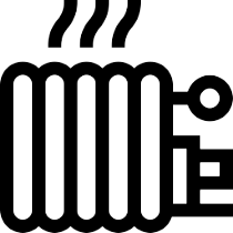 pictogramme d'une pompe à chaleur